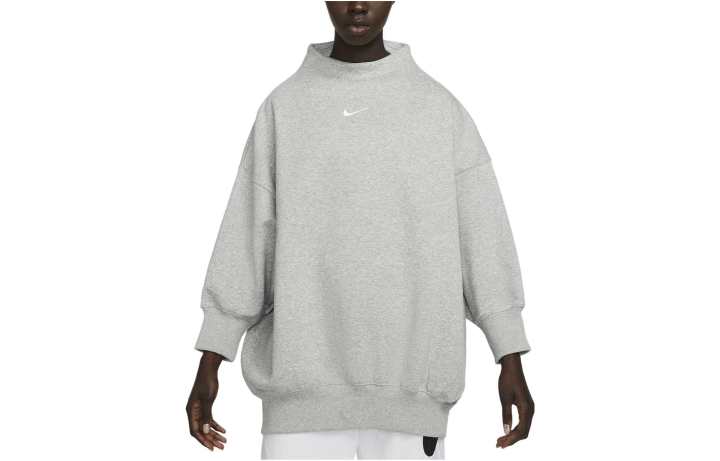 Nike Nike Sweatshirts Women's Dark Gray Stand Collar Moderate Regular