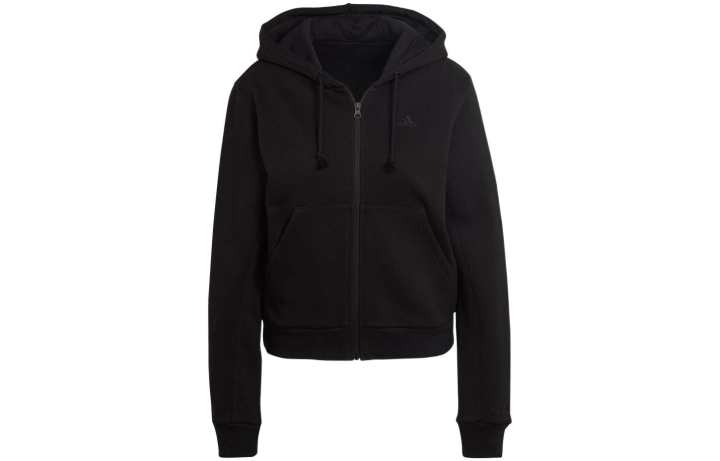 Adidas Adidas Sweatshirts Women's Black Hooded Moderate Regular