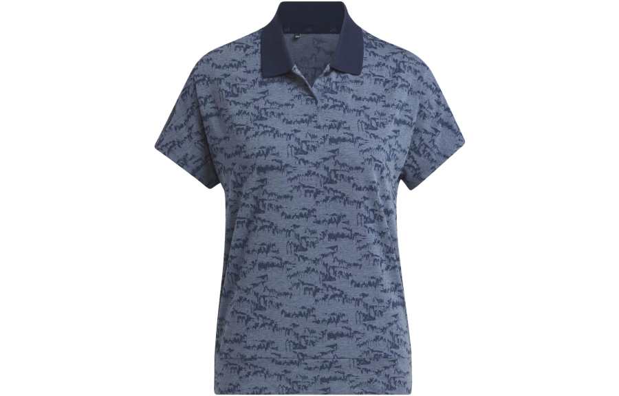 Adidas Adidas Polo Shirts Women's University Marine Blue Polo Collar Moderate Straight Fit
