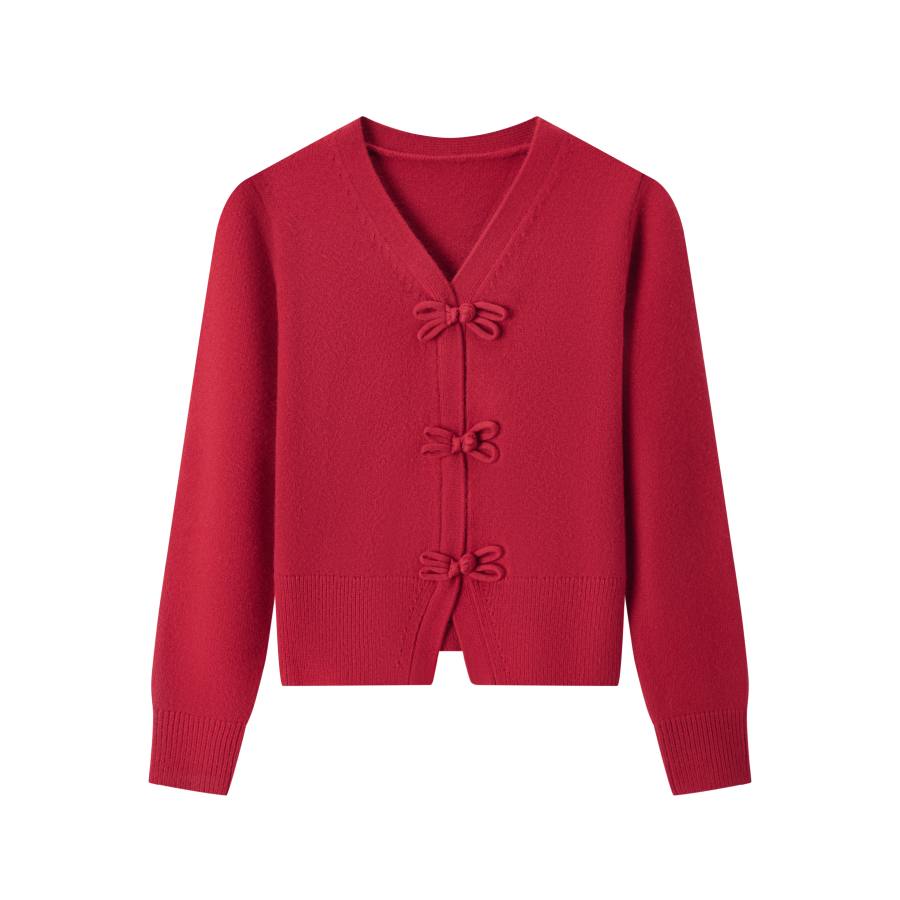 Semir Knitwear Women's V Neck Moderate