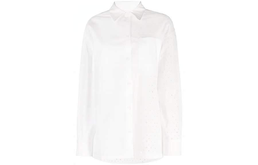 KENZO Broderie Anglaise Long Sleeved Shirt