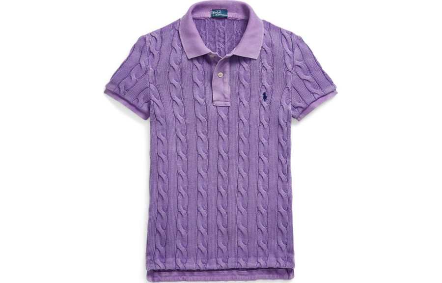 Polo Ralph Lauren SS24 Polo Shirt Women's Violet