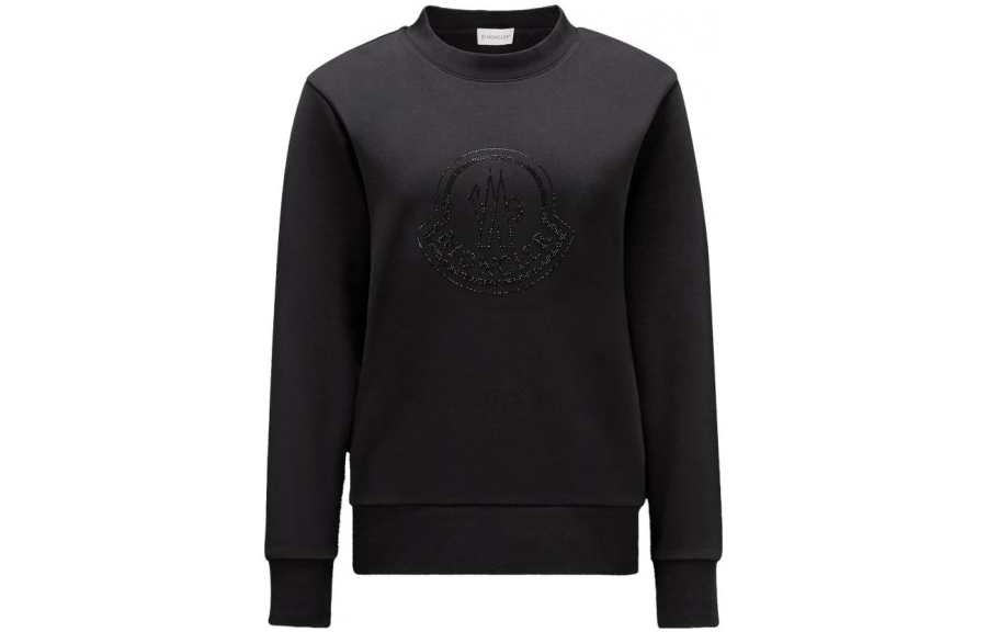 Moncler Moncler Logo Embellished Crewneck Sweatshirt