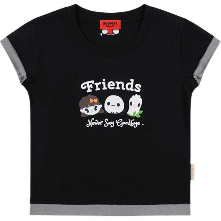 GOOD BAI T Shirts Women's Crew Neck Moderate Straight Fit