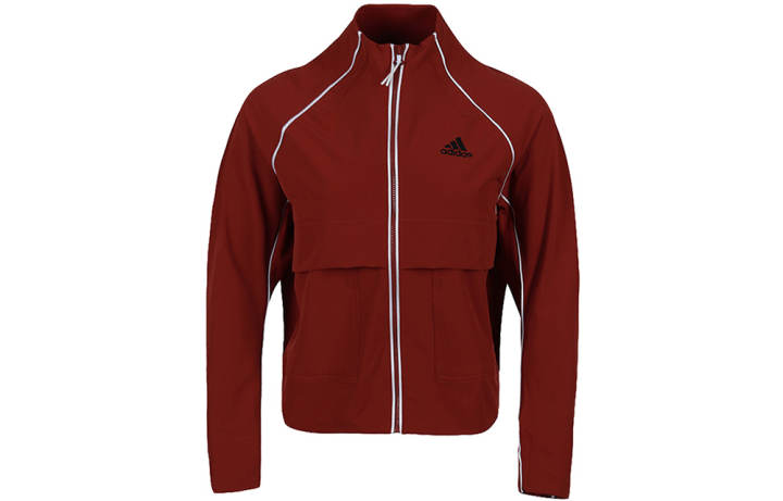 Adidas Adidas VRCT Jackets Women's Red Stand Collar Moderate Other