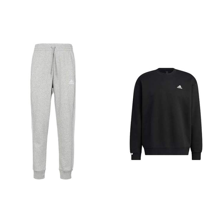 Adidas Adidas Sweatshirt Sets Men's Crew Neck Moderate