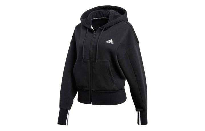 Adidas Adidas Jackets Women's Black Hooded Moderate Other