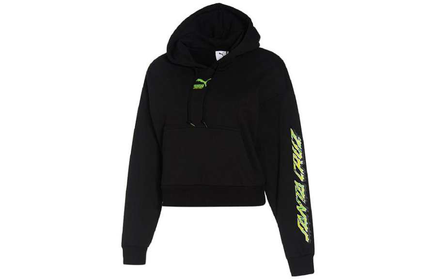 PUMA Sweatshirts Women's PUMA Black Hooded Moderate Other