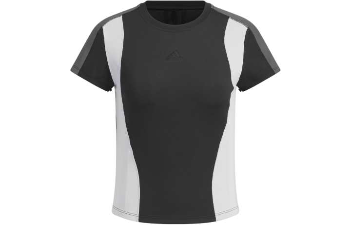 Adidas Adidas T Shirts Women's Black Crew Neck Moderate Straight Fit