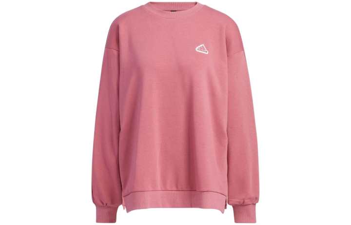 Adidas Adidas Sweatshirts Women's Pink Crew Neck Moderate Regular