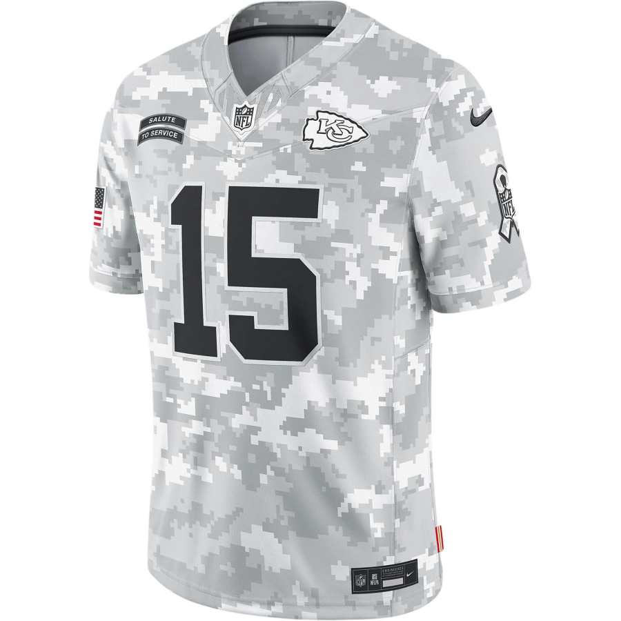 Nike Nike Patrick Mahomes Kansas City Chiefs Salute To Service Men's Nike Dri-FIT Nfl Limited Jersey