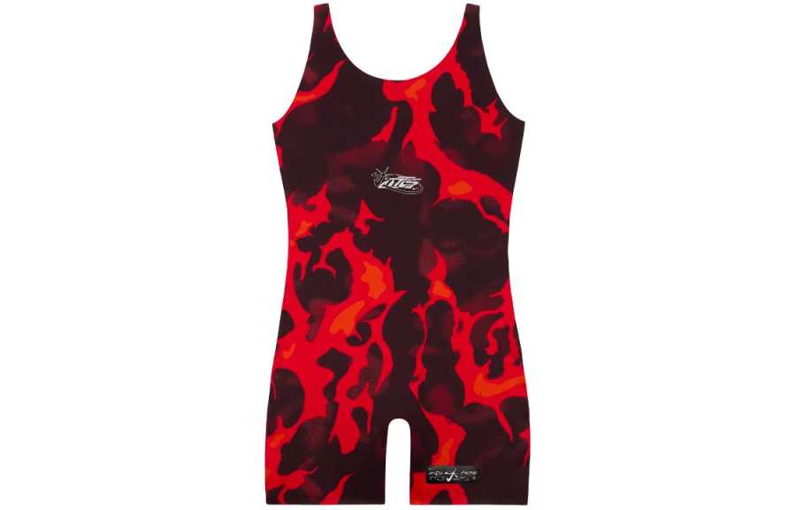 Nike Nike X Megan Thee Stallion Women's 5' Bodysuit Black/Light Crimson