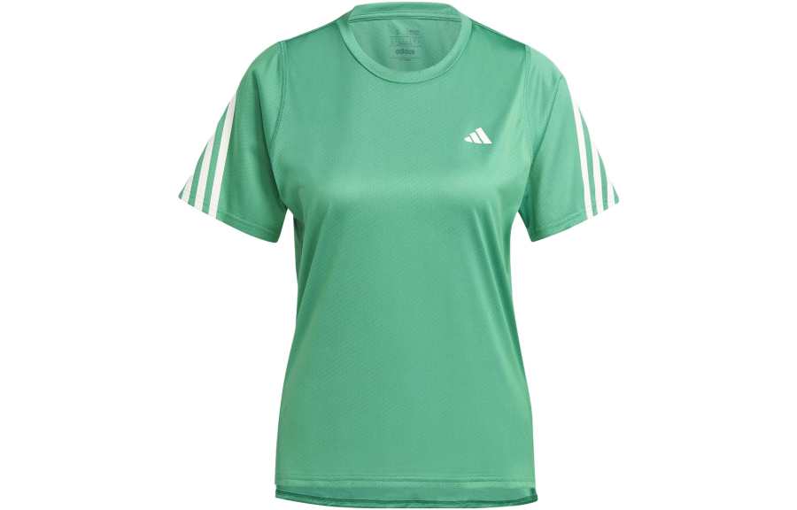 Adidas Adidas T Shirts Women's Green Crew Neck Moderate Straight Fit
