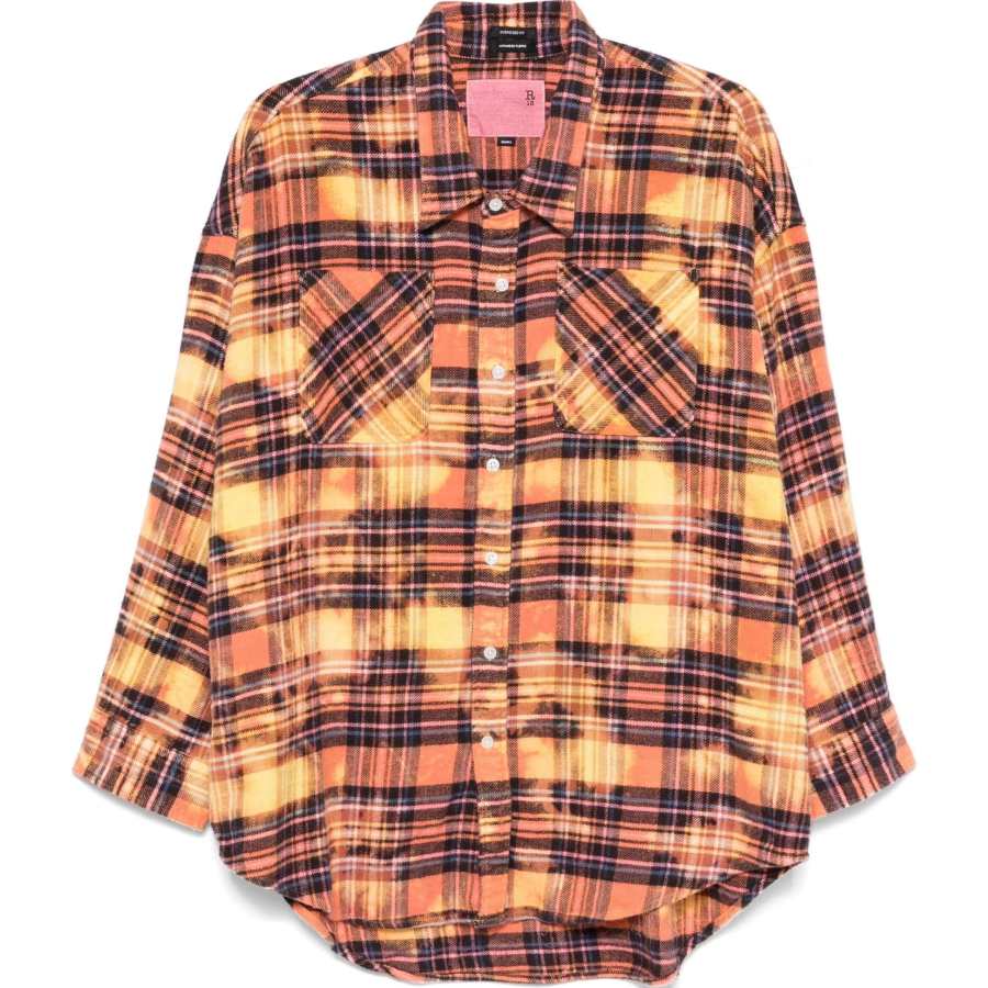R13 R13 Checked Shirt