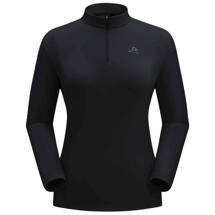 PELLIOT Classic 1.0 T Shirts Women's Stand Collar Thickened Nipped In Waist