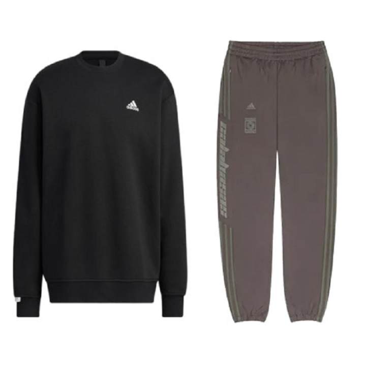 Adidas Adidas Sweatshirt Sets Unisex Crew Neck Moderate