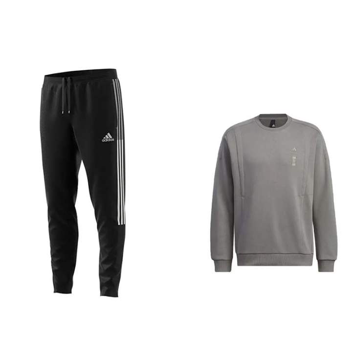 Adidas Adidas Sweatshirt Sets Men's Crew Neck Moderate