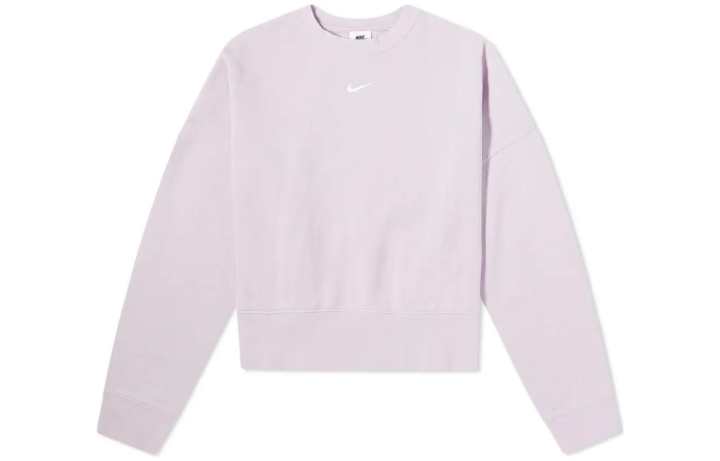 Nike Nike Sweatshirts Women's Light Purple Crew Neck Moderate Regular
