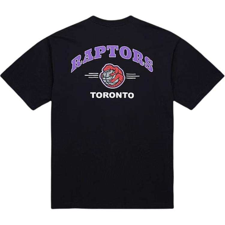 Mitchell Ness x NBA Toronto Raptors T Shirt Unisex Black