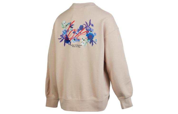 Jordan Jordan Flight Sweatshirts Women's Fossil Lime Crew Neck Moderate Plus Size