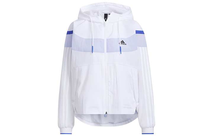 Adidas Adidas Jackets Women's White Hooded Moderate Other