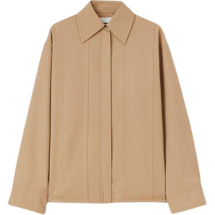 JIL SANDER Jil Sander pointed-collar wool shirt