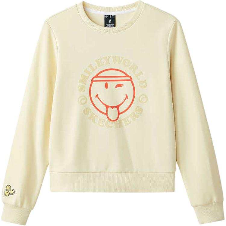Skechers Sweatshirt Women's Pearl Beige White