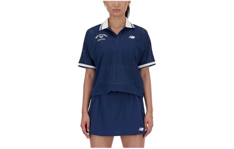New Balance New Balance Mesh Tournament Polo Shirt Women's Marine