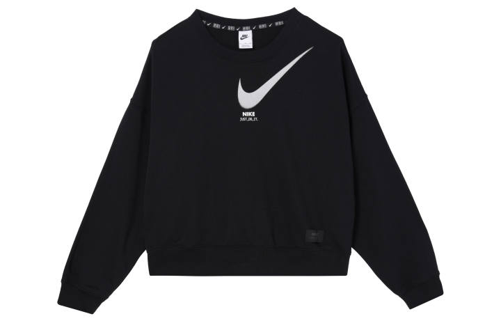 Nike Nike Sweatshirts Women's Black Crew Neck Moderate Regular