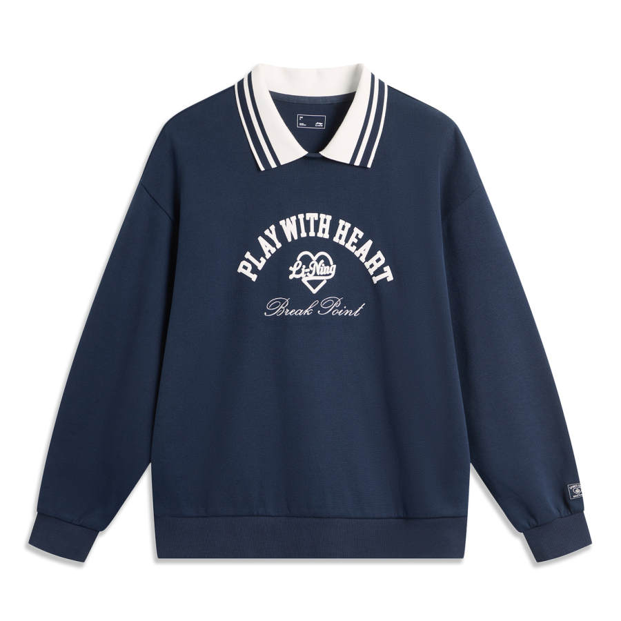 Li-Ning Li Ning Sports Life Collection Sweatshirt Women's Dark Iris Blue