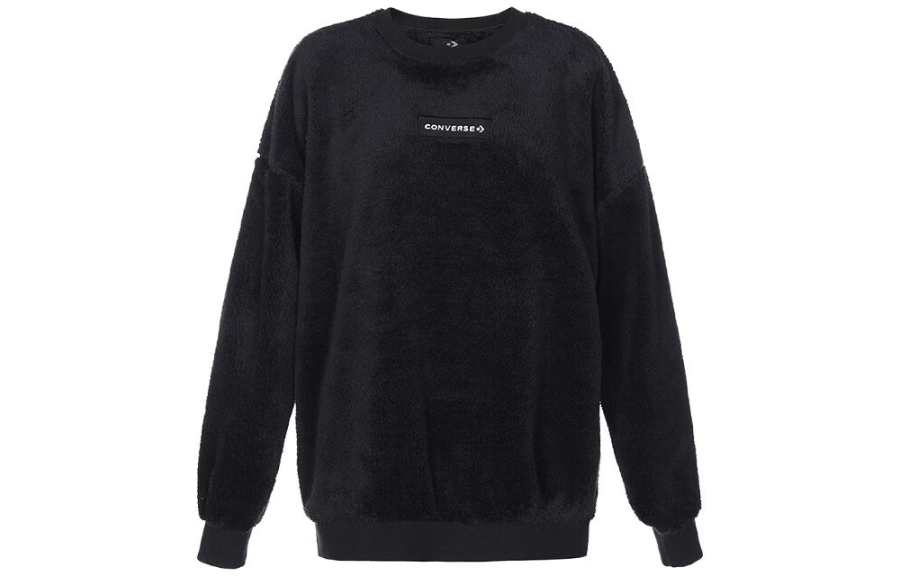 Converse Converse Sweatshirts Women's Black Crew Neck Moderate Regular