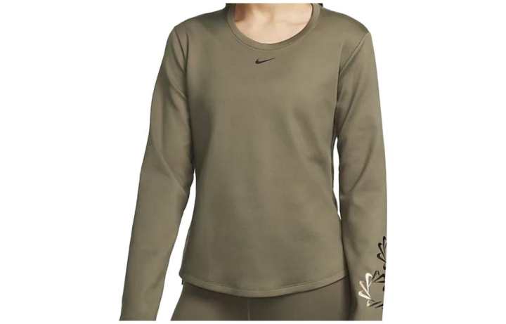 Nike Nike T Shirts Women's Green Crew Neck Moderate