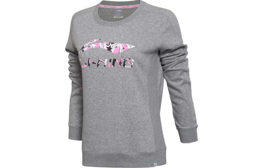 Li-Ning Li Ning Training Series Sweatshirt Women's Heather Gray