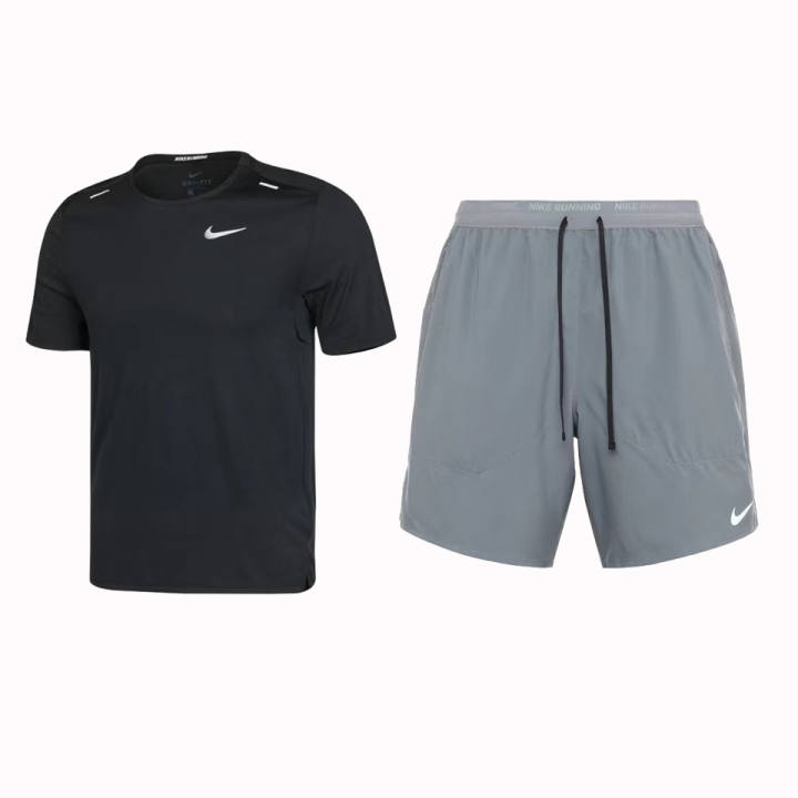 Nike Nike Casual Sportswear Men's Black/Smoke Gray Crew Neck Moderate