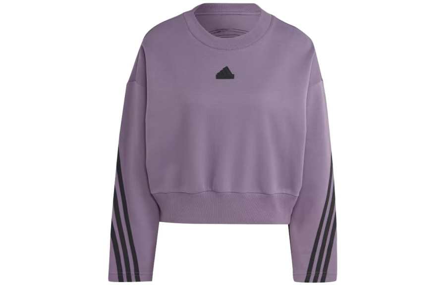 Adidas Adidas Sweatshirts Women's Purple Crew Neck Moderate Regular