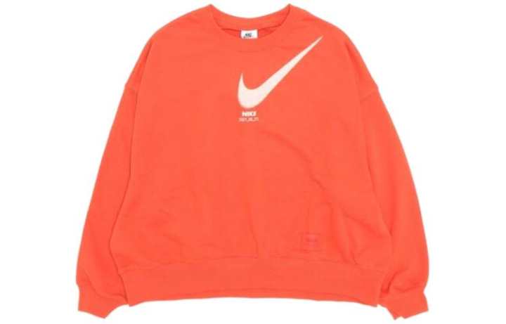 Nike Nike Sweatshirts Women's Orange Crew Neck Moderate Regular