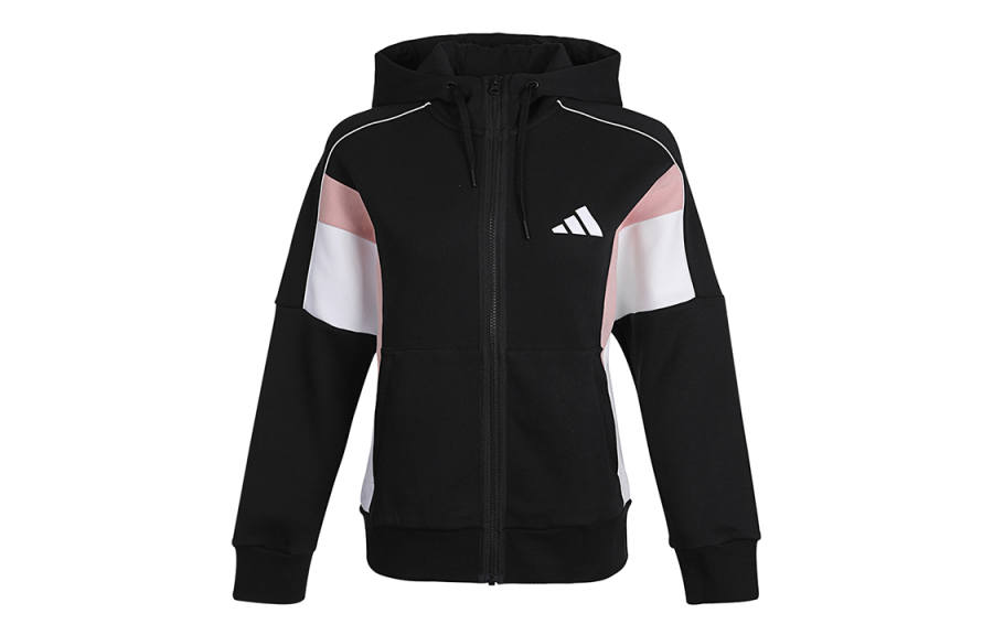 Adidas Adidas Jackets Women's Black Hooded Moderate Instructor