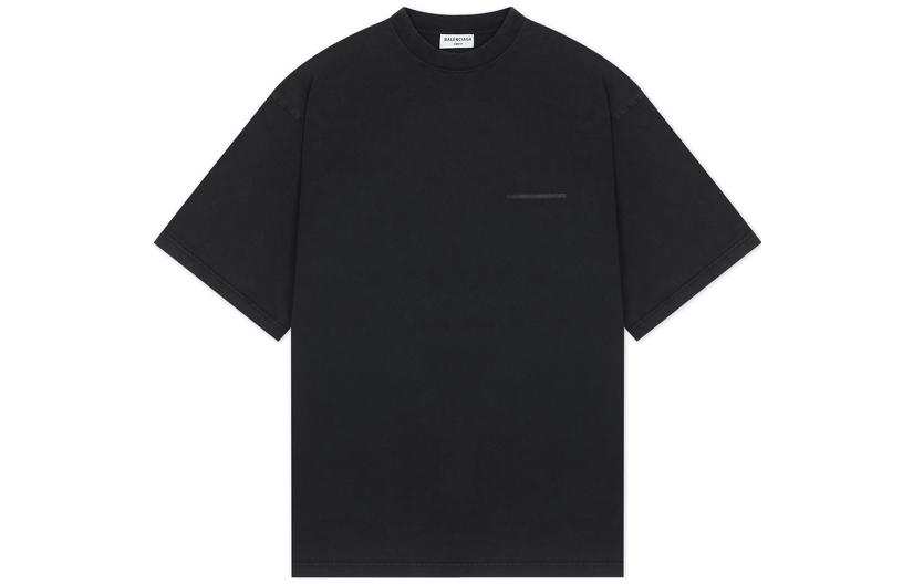 Balenciaga Strike T Shirt, Regular Fit Women's Black