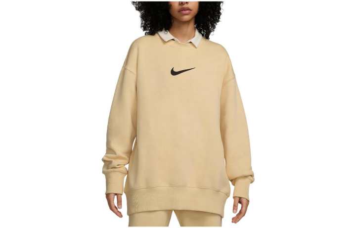 Nike Nike Sweatshirts Women's Khaki Lapel Moderate Other