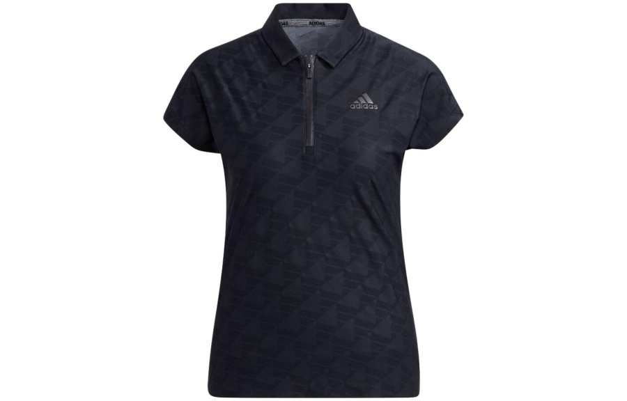Adidas Adidas Polo Shirts Women's Black Polo Collar Moderate Other