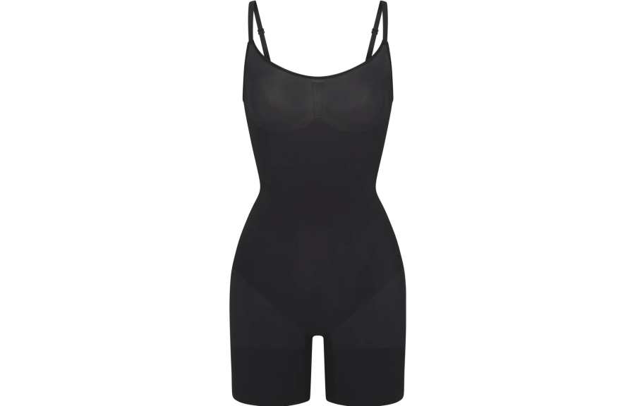 Skims MID THIGH BODYSUIT Jumpsuit Women's ONYX/Black