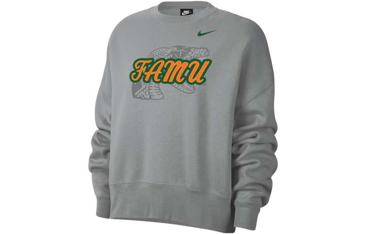 Nike Nike Sweatshirts Women's Gray Crew Neck Moderate Regular