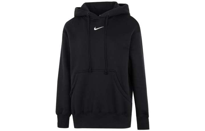Nike Nike embroidered-logo cotton hoodie