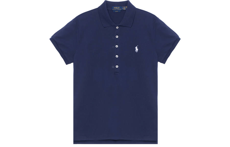 Polo Ralph Lauren FW22 Polo Shirt Slim Fit Women's Marine Blue