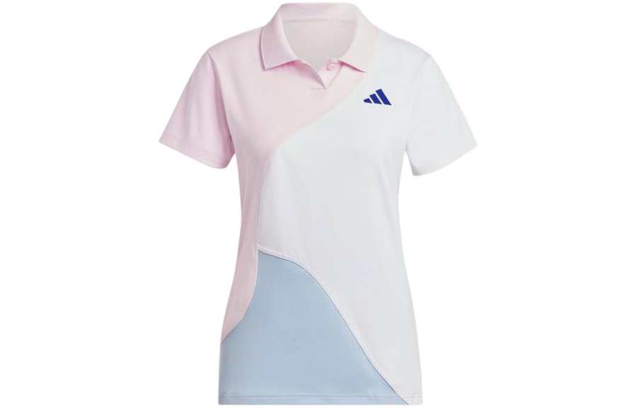 Adidas Adidas Clubhouse Premium Classic Tennis Polo Shirt Polo Shirt Women's Pink