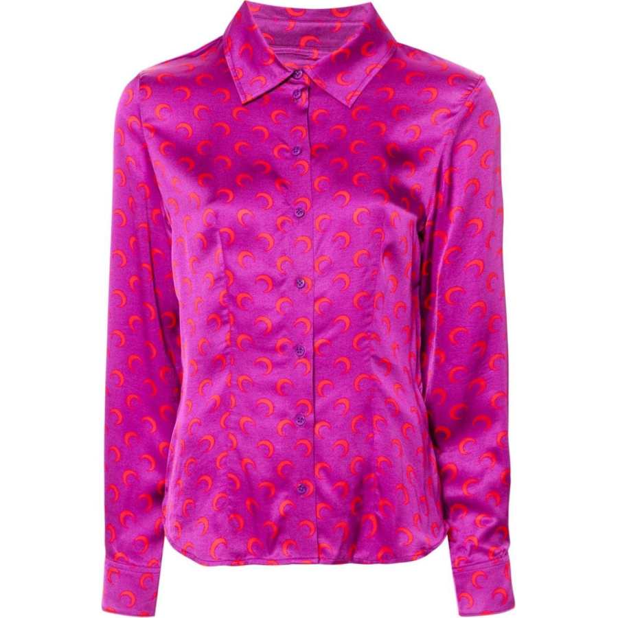Marine Serre Moon printed Shirt