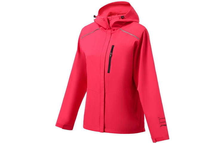Li-Ning Li Ning Fitness Series Jackets Women's Red Hooded Moderate Other