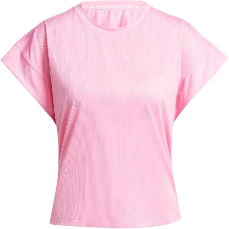 Adidas Adidas T Shirts Women's Pink Crew Neck Moderate Other