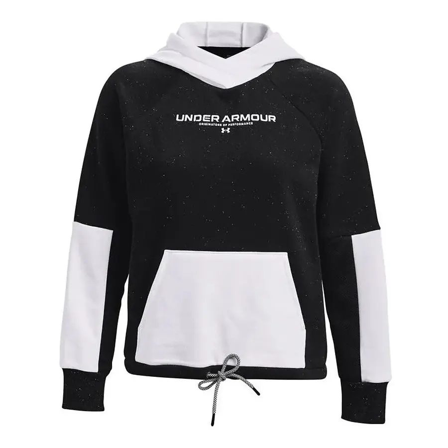 Under Armour Sweatshirts Women's Black Hooded Moderate Regular