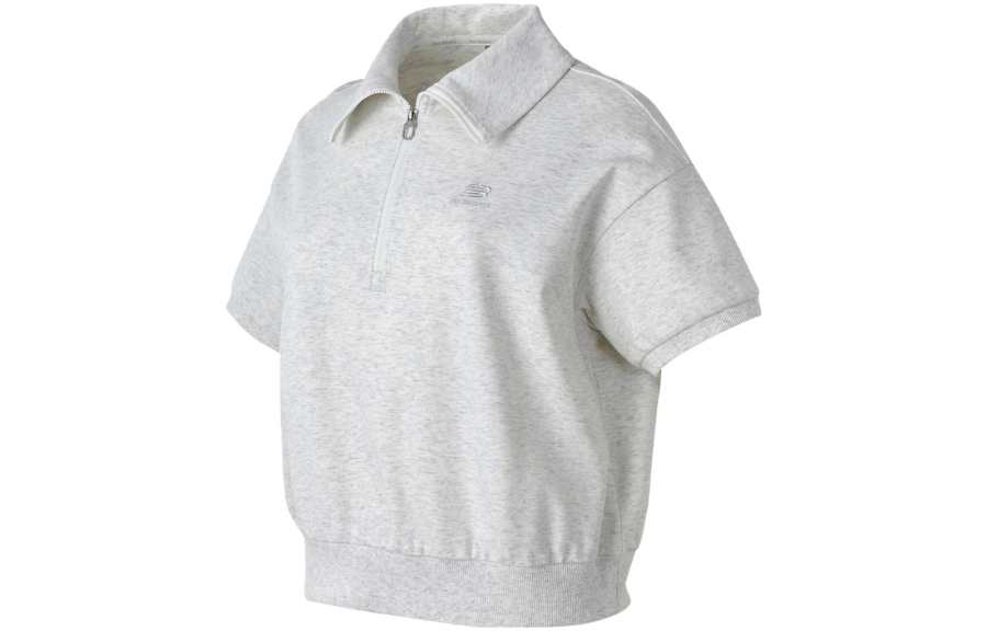 New Balance New Balance Sweatshirts Women's Gray Lapel Moderate Regular
